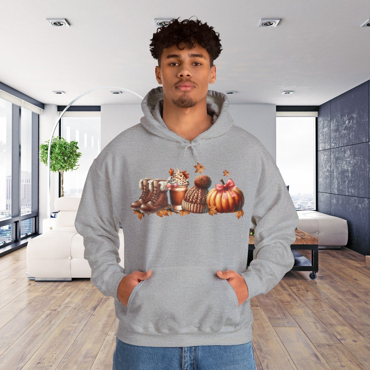 Unisex Fall Hoodie - Soft Cotton Blend for Cozy Comfort, Warm & Stylish Sweatshirt with Autumn-Inspired Design, Perfect for Cold Days - Ethically Made with Sustainable Cotton, Durable & Comfortable