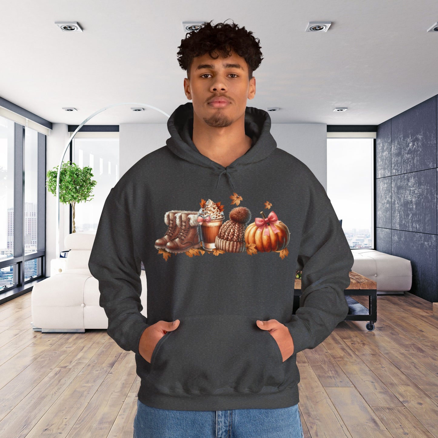 Unisex Fall Hoodie - Soft Cotton Blend for Cozy Comfort, Warm & Stylish Sweatshirt with Autumn-Inspired Design, Perfect for Cold Days - Ethically Made with Sustainable Cotton, Durable & Comfortable