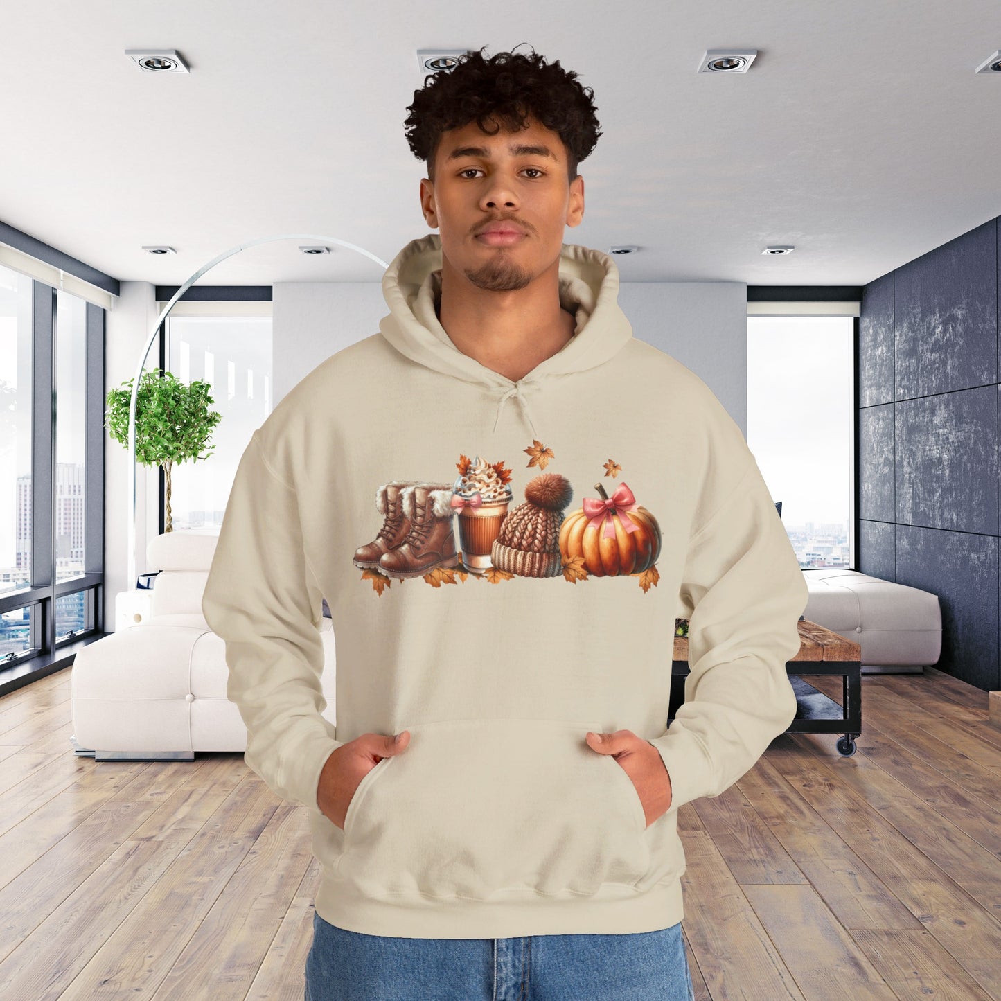 Unisex Fall Hoodie - Soft Cotton Blend for Cozy Comfort, Warm & Stylish Sweatshirt with Autumn-Inspired Design, Perfect for Cold Days - Ethically Made with Sustainable Cotton, Durable & Comfortable