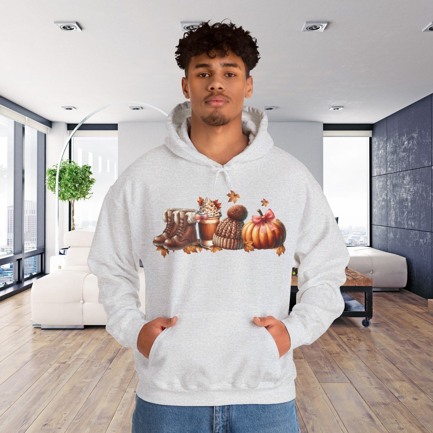 Unisex Fall Hoodie - Soft Cotton Blend for Cozy Comfort, Warm & Stylish Sweatshirt with Autumn-Inspired Design, Perfect for Cold Days - Ethically Made with Sustainable Cotton, Durable & Comfortable