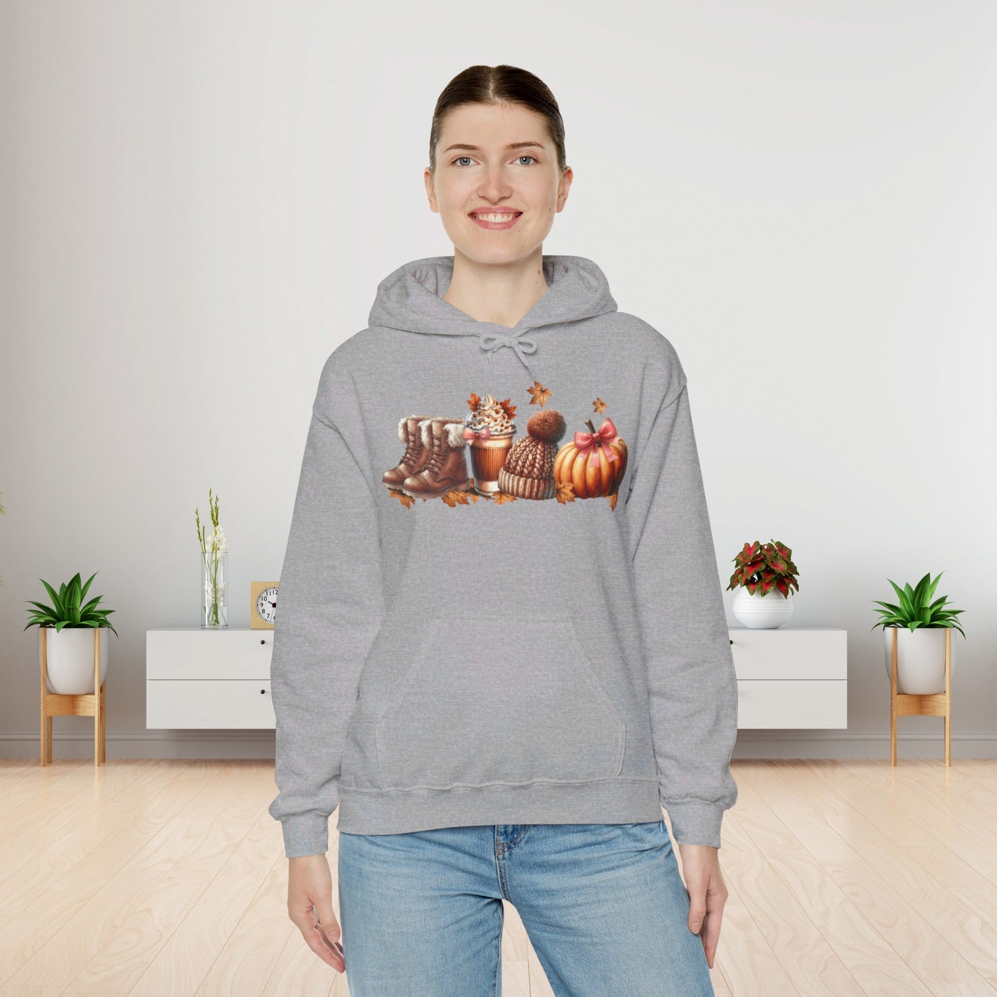 Unisex Fall Hoodie - Soft Cotton Blend for Cozy Comfort, Warm & Stylish Sweatshirt with Autumn-Inspired Design, Perfect for Cold Days - Ethically Made with Sustainable Cotton, Durable & Comfortable