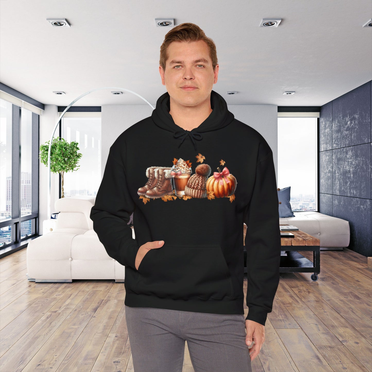 Unisex Fall Hoodie - Soft Cotton Blend for Cozy Comfort, Warm & Stylish Sweatshirt with Autumn-Inspired Design, Perfect for Cold Days - Ethically Made with Sustainable Cotton, Durable & Comfortable