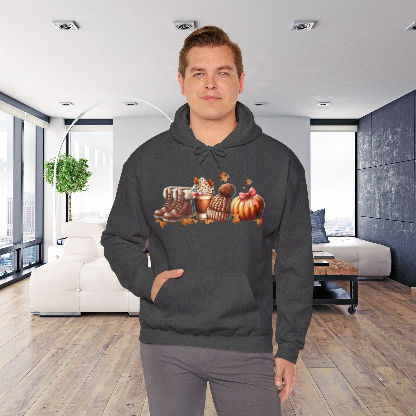 Unisex Fall Hoodie - Soft Cotton Blend for Cozy Comfort, Warm & Stylish Sweatshirt with Autumn-Inspired Design, Perfect for Cold Days - Ethically Made with Sustainable Cotton, Durable & Comfortable