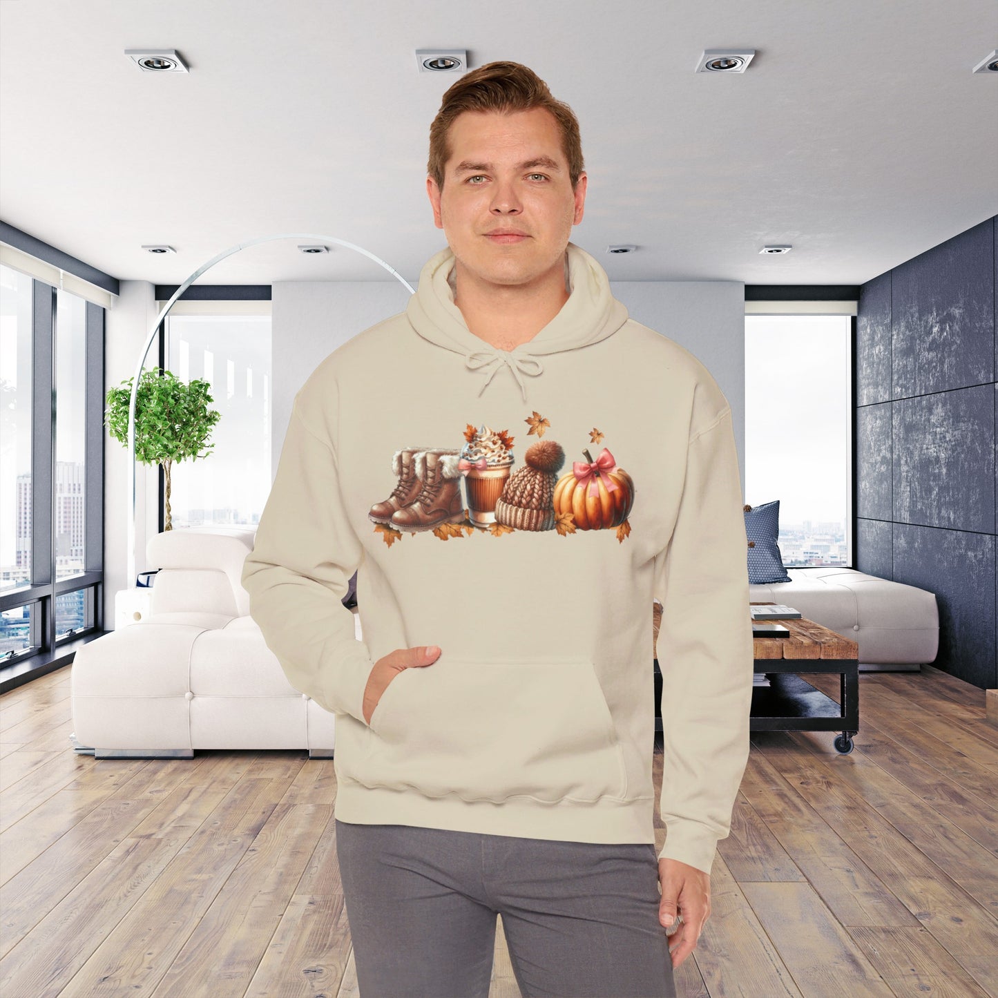 Unisex Fall Hoodie - Soft Cotton Blend for Cozy Comfort, Warm & Stylish Sweatshirt with Autumn-Inspired Design, Perfect for Cold Days - Ethically Made with Sustainable Cotton, Durable & Comfortable