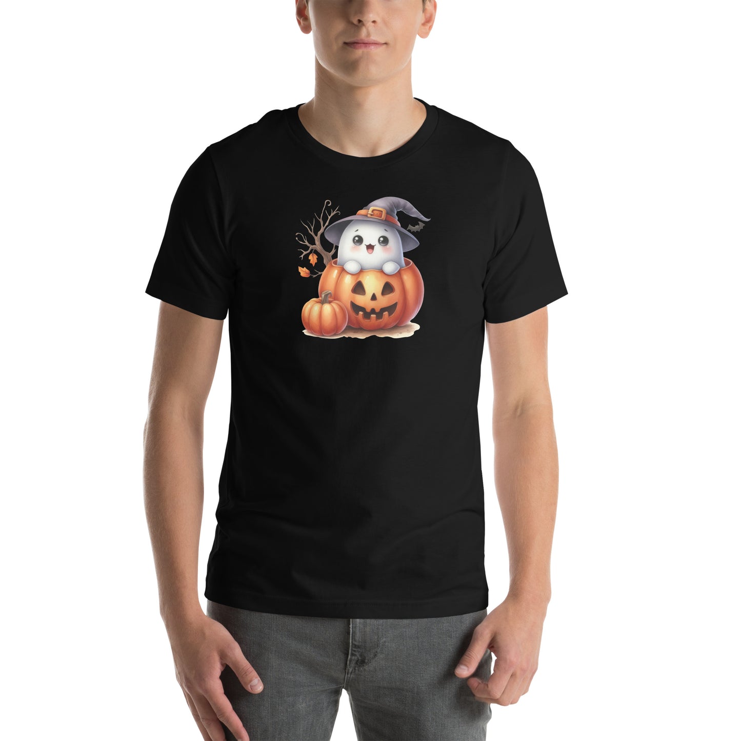 Halloween Unisex Jersey T-Shirt, Men's & Women's Short Sleeve, Regular Fit, Crew Neck, Premium Cotton, DTG Printed